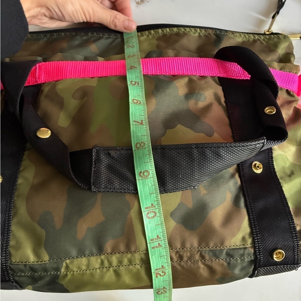 Andi Anthropologie Camouflage and Pink Bag - Picture 9 of 9